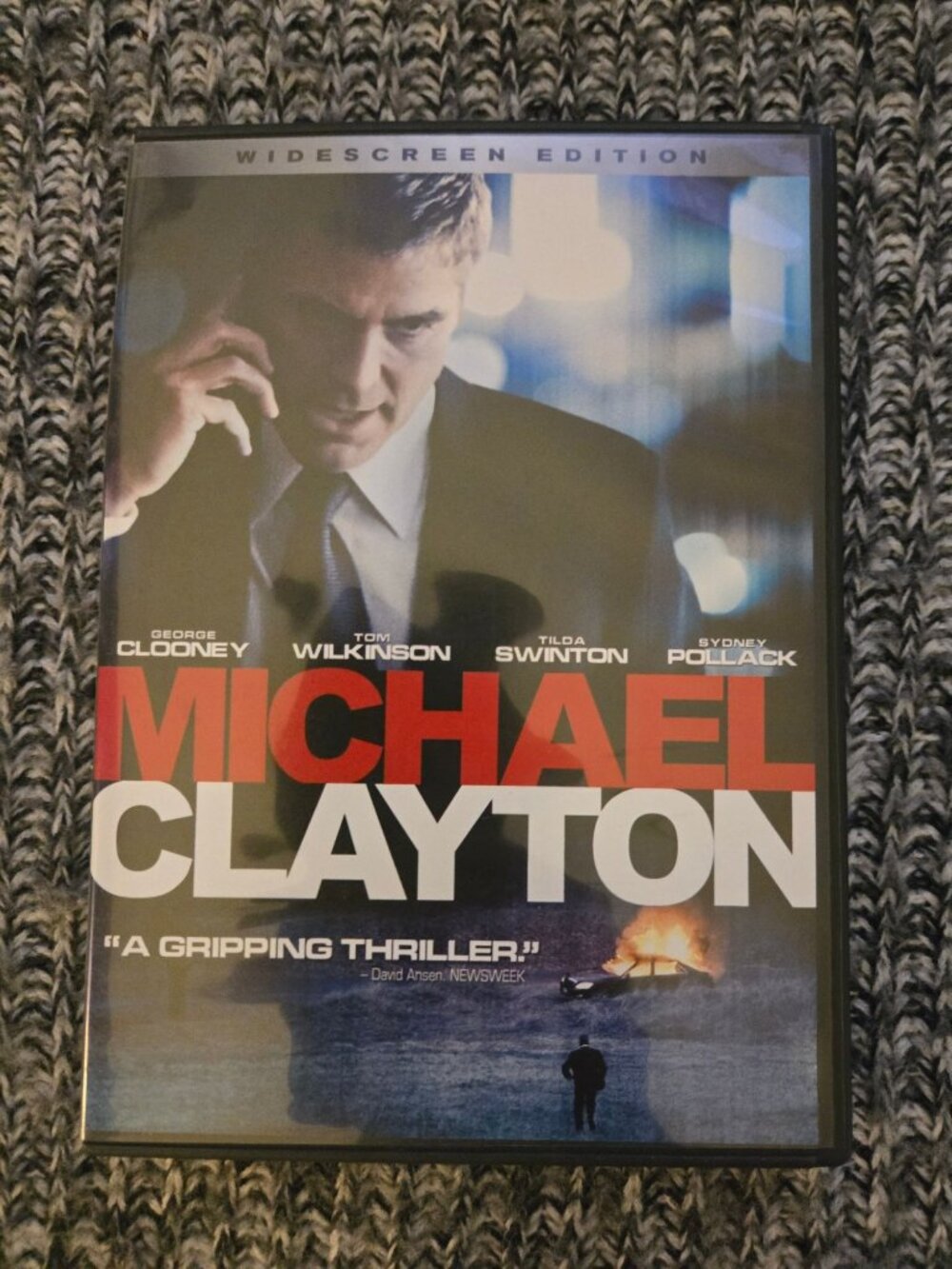 Michael Clayton DVD Widescreen Edition 2007 George Clooney & Tilda Swinton